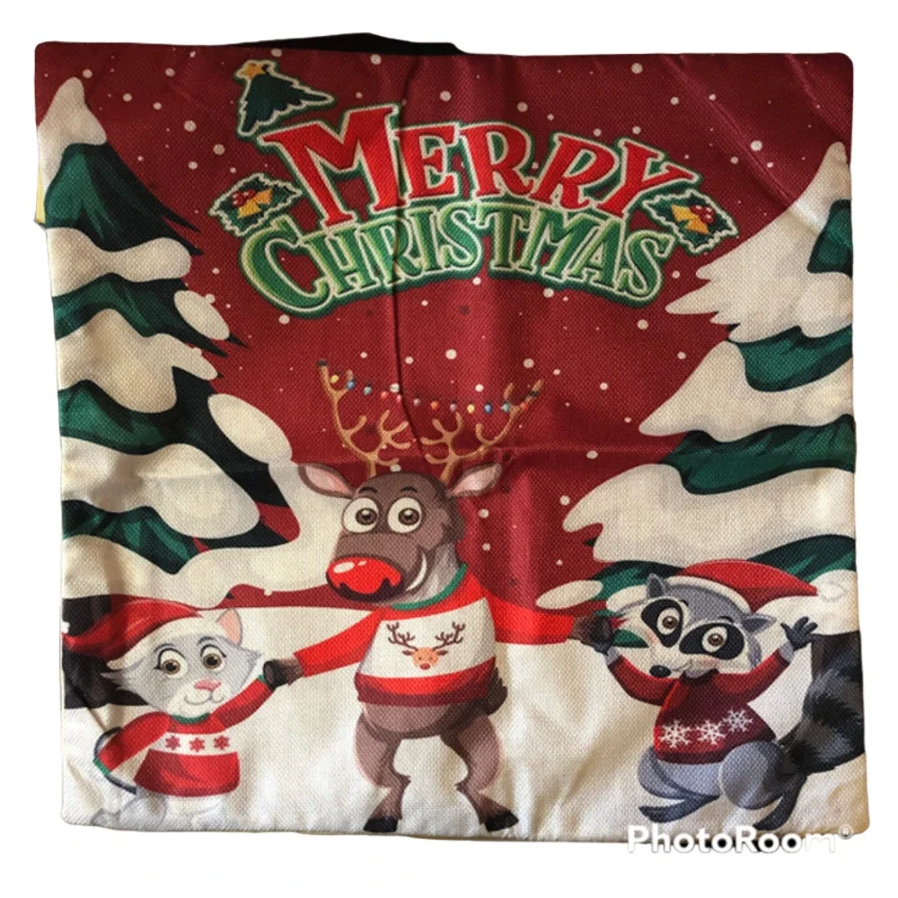 Merry Christmas Pillowcase NWOT